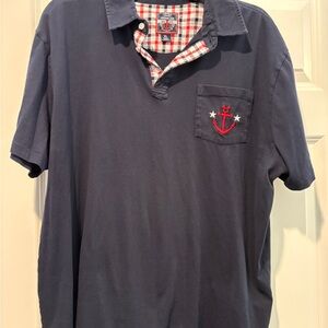 Disney Cruise Vintage Navy Polo